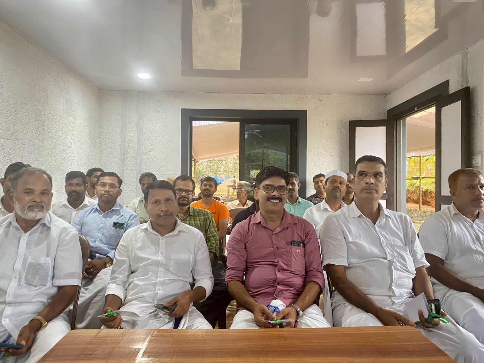 Partners meeting at KPU Hospital site office